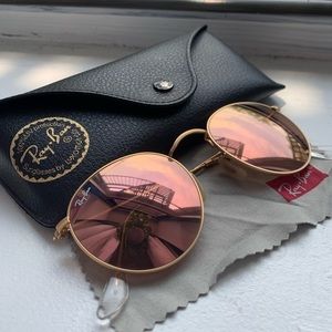 Ray Ban ROUND FLASH LENSES